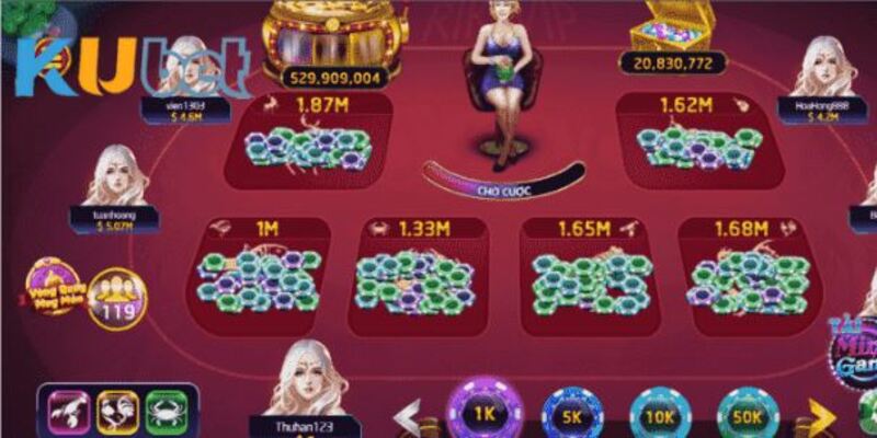 Bầu Cua Tôm Cá tính toán cược